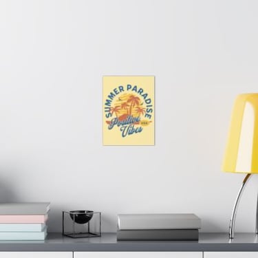 Summer Paradise Canvas Wall Art
