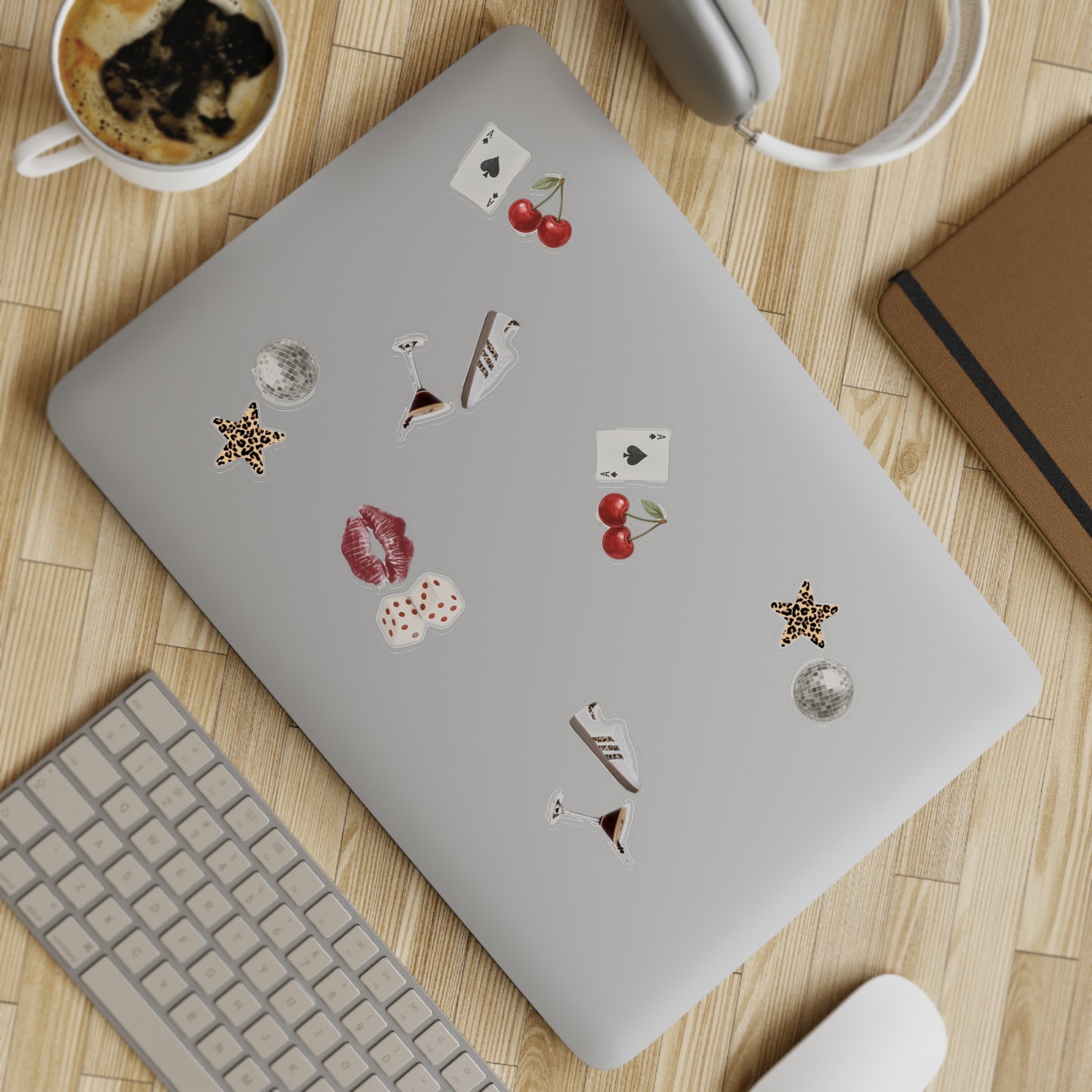 The It Girl Sticker Pack, 10-Piece Set, Waterproof Stickers, Laptop Stickers, Gift for Teens, Journal and Planner Stickers, Colorful Art