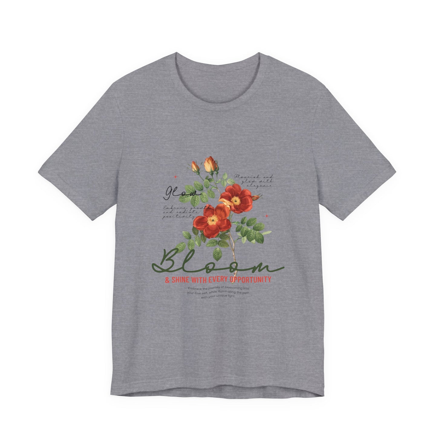 Floral Bloom Tee - Embrace New Opportunities, Comfortable Unisex Cotton Shirt, Spring Fashion, Gift for Nature Lovers, Inspirational [...]