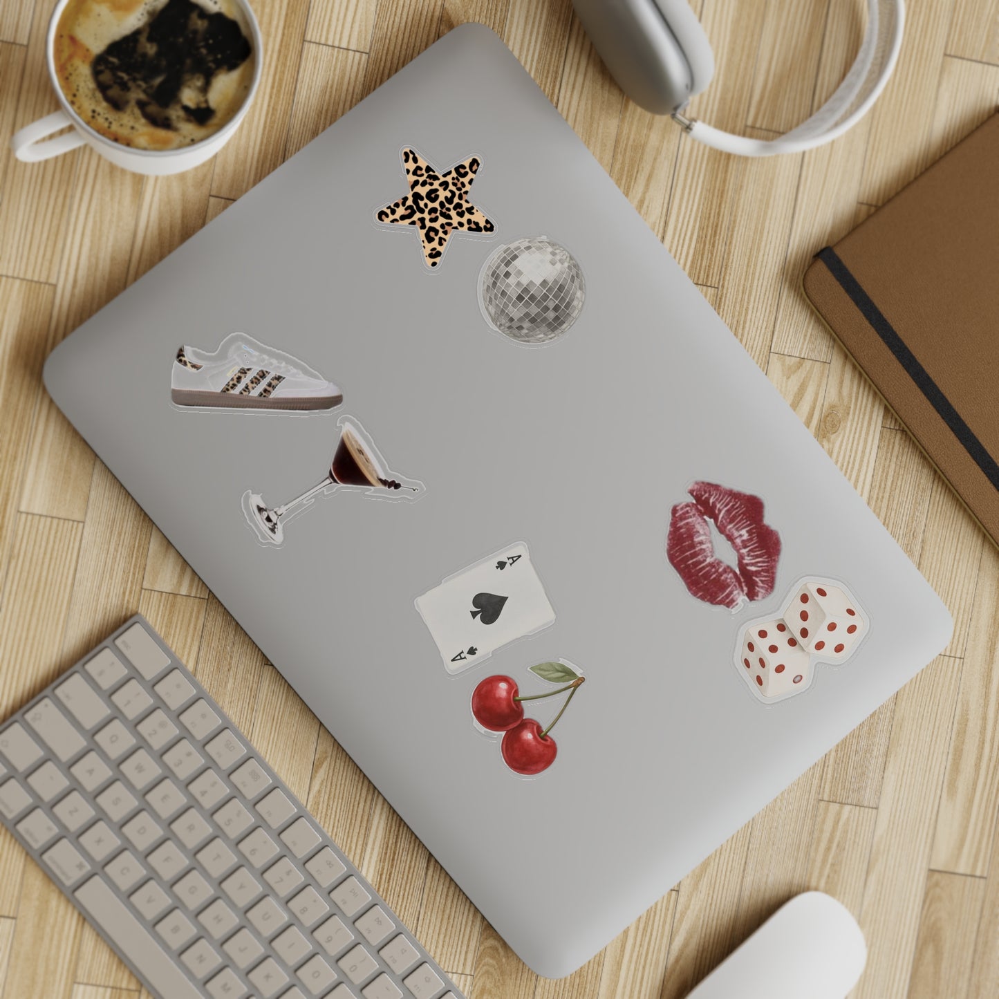 The It Girl Sticker Pack, 10-Piece Set, Waterproof Stickers, Laptop Stickers, Gift for Teens, Journal and Planner Stickers, Colorful Art
