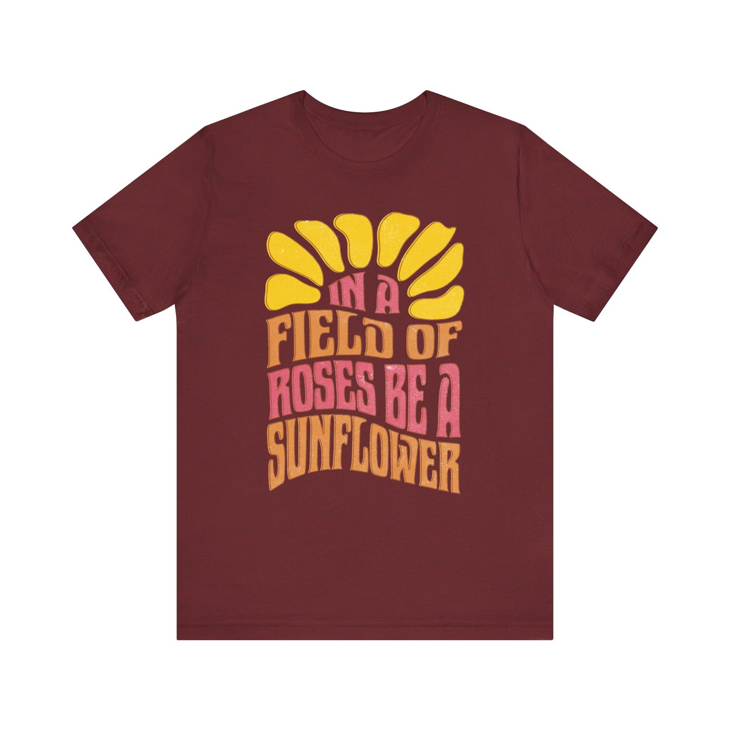 Sunny Vibes Graphic Tee | Unisex Short Sleeve Shirt, Summer Fashion, Gift for Her, Motivational Quote, Casual Outfit