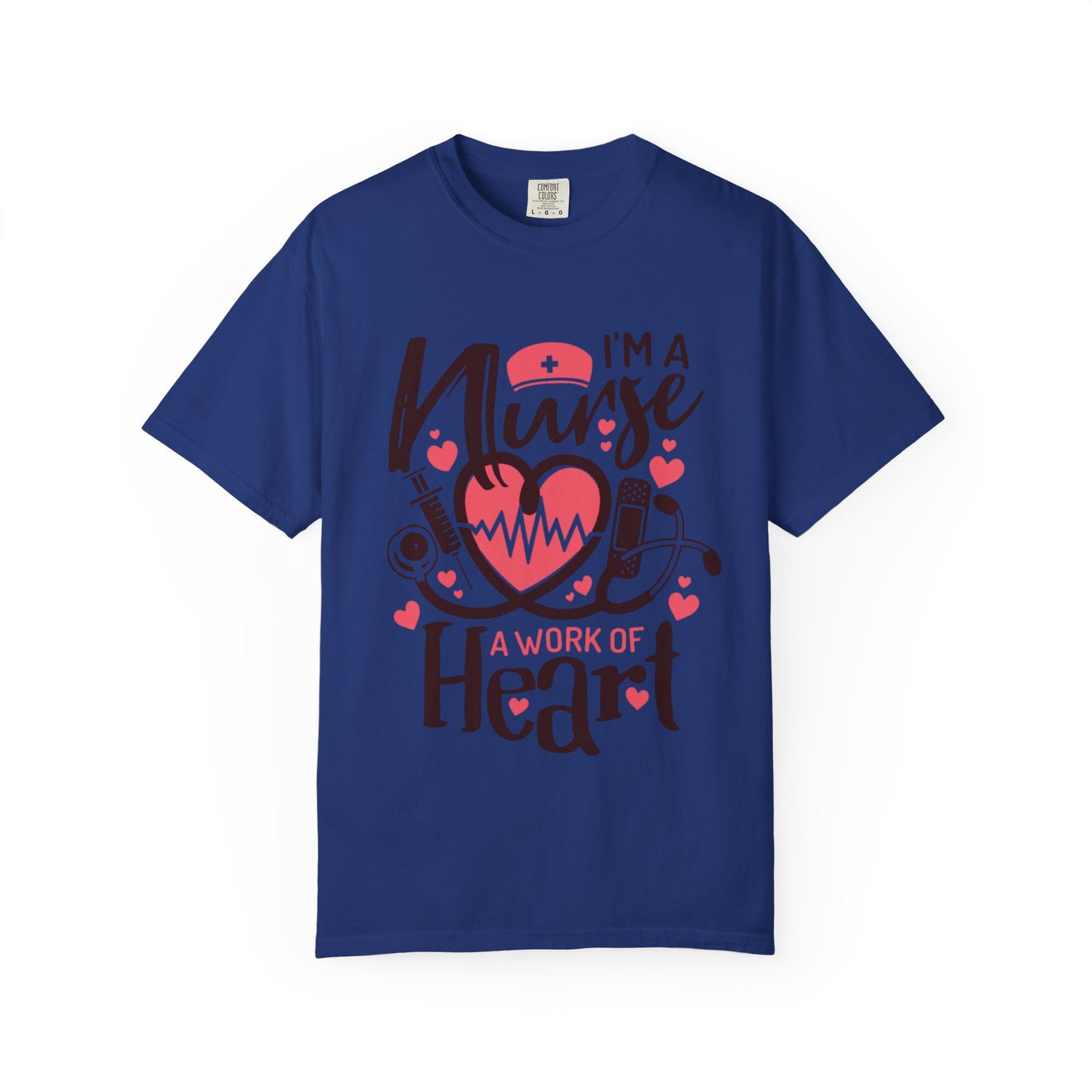Nurse Appreciation T-Shirt, Heart Graphic Tee, Gift for Nurses, Healthcare Workers, Valentine's Day, Appreciation Gift, Comfortable Fit