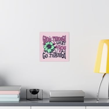 Inspirational Floral Canvas Art