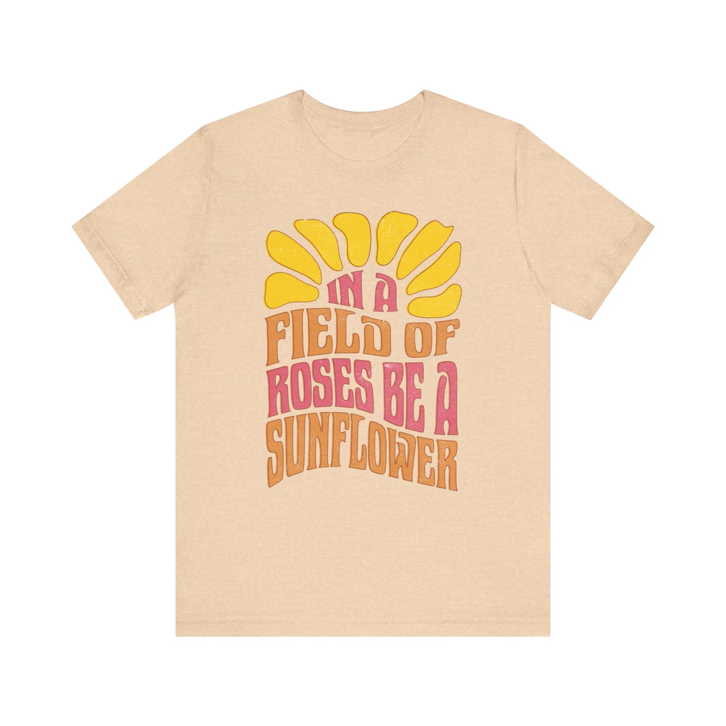 Sunny Vibes Graphic Tee | Unisex Short Sleeve Shirt, Summer Fashion, Gift for Her, Motivational Quote, Casual Outfit