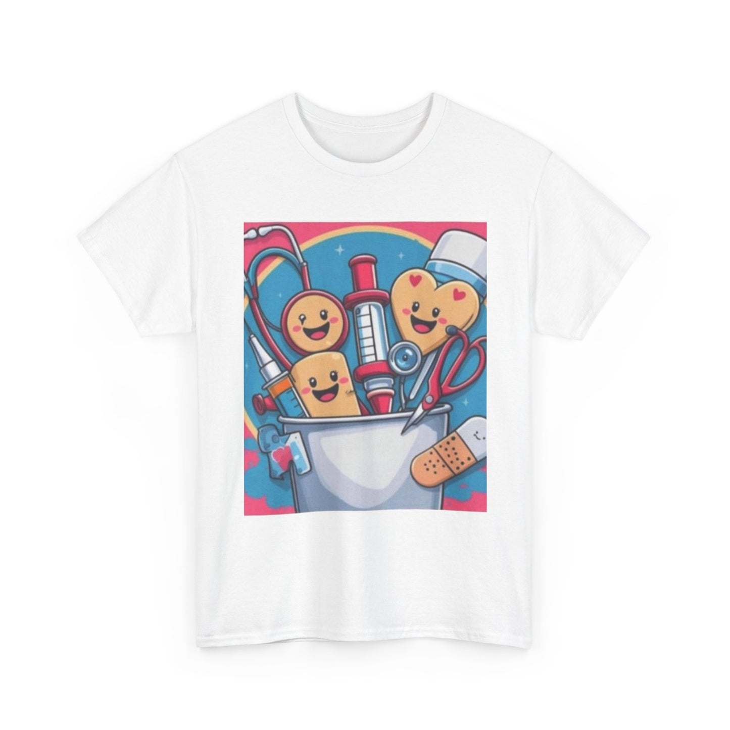 Fun Medical-Themed T-Shirt for Healthcare Workers, Gift for Nurses, Cute Tee for Doctors, Playful Healthcare Apparel, Casual Wear