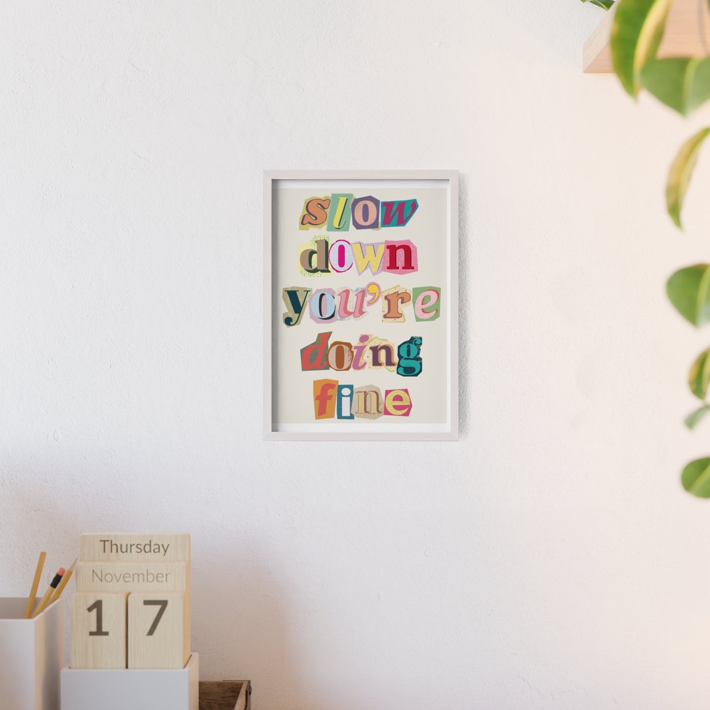 Posters with Wooden Frame