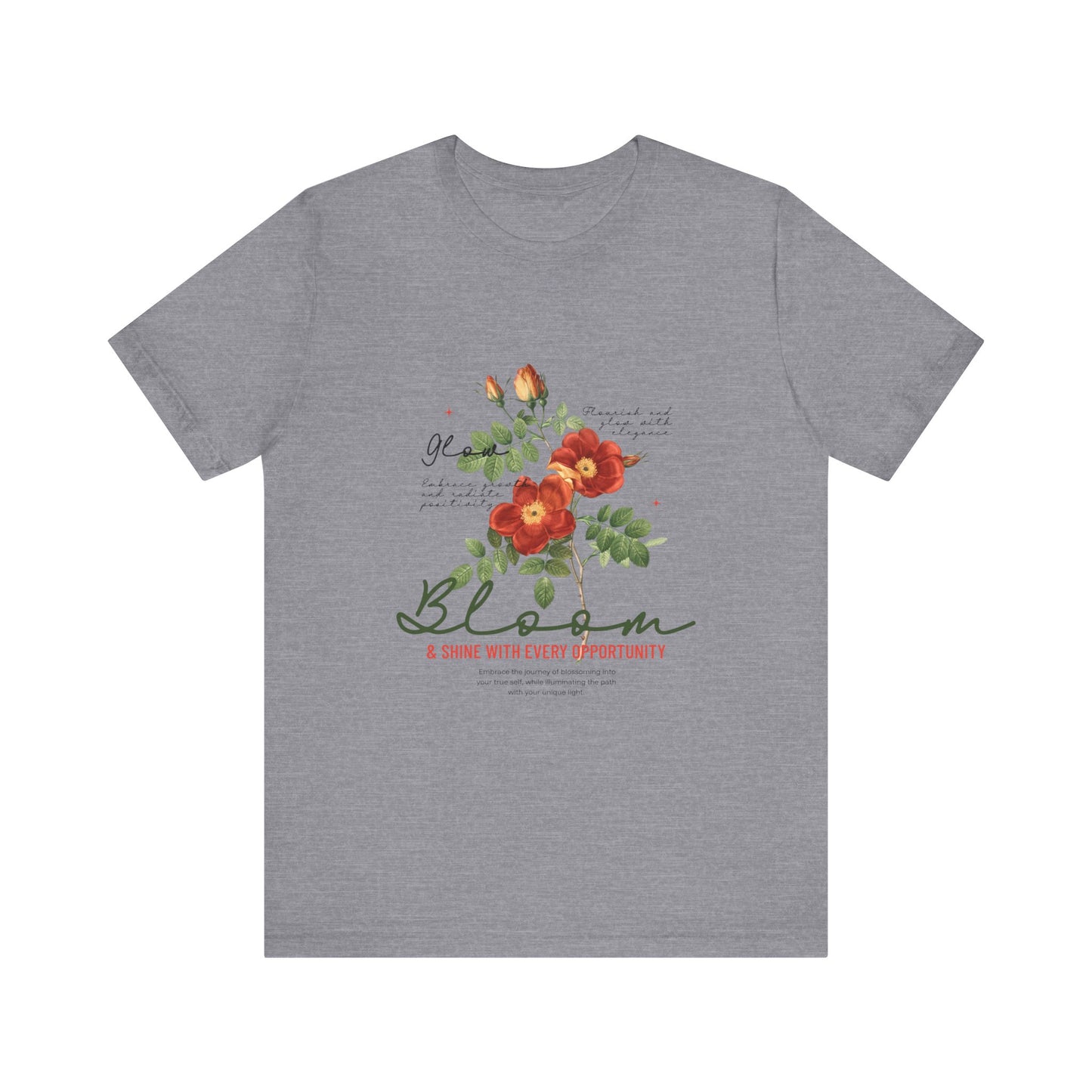 Floral Bloom Tee - Embrace New Opportunities, Comfortable Unisex Cotton Shirt, Spring Fashion, Gift for Nature Lovers, Inspirational [...]