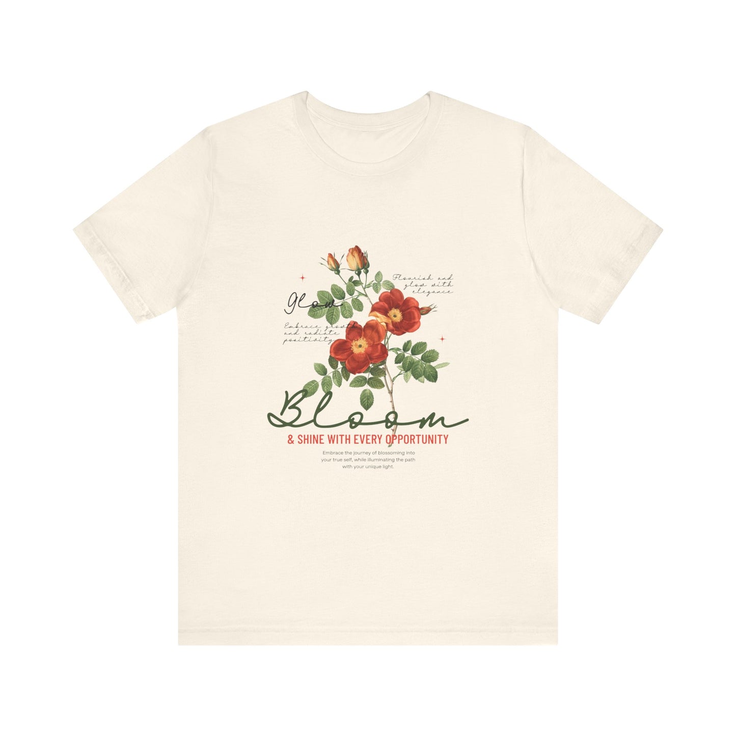 Floral Bloom Tee - Embrace New Opportunities, Comfortable Unisex Cotton Shirt, Spring Fashion, Gift for Nature Lovers, Inspirational [...]