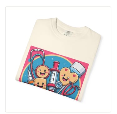 heart and syringe nursing shirt