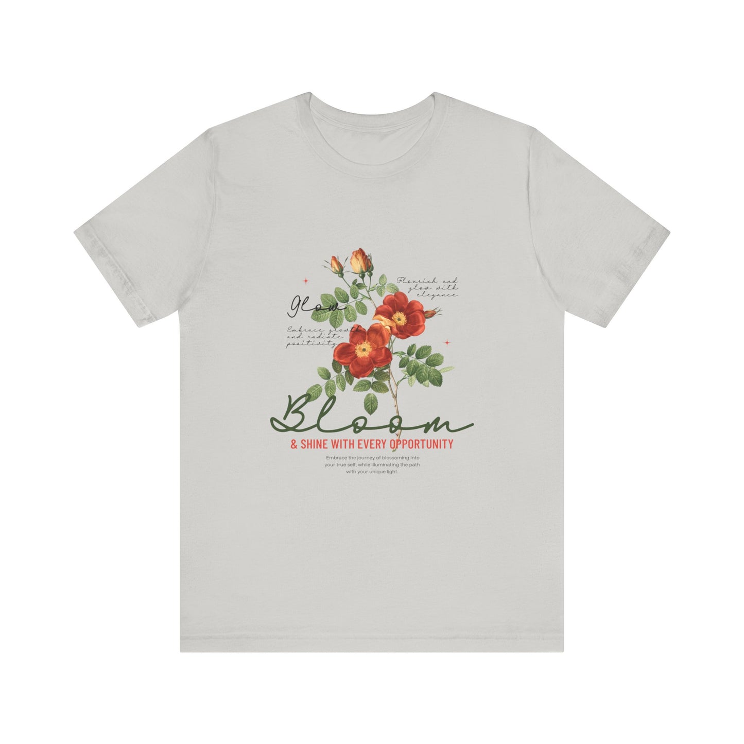 Floral Bloom Tee - Embrace New Opportunities, Comfortable Unisex Cotton Shirt, Spring Fashion, Gift for Nature Lovers, Inspirational [...]