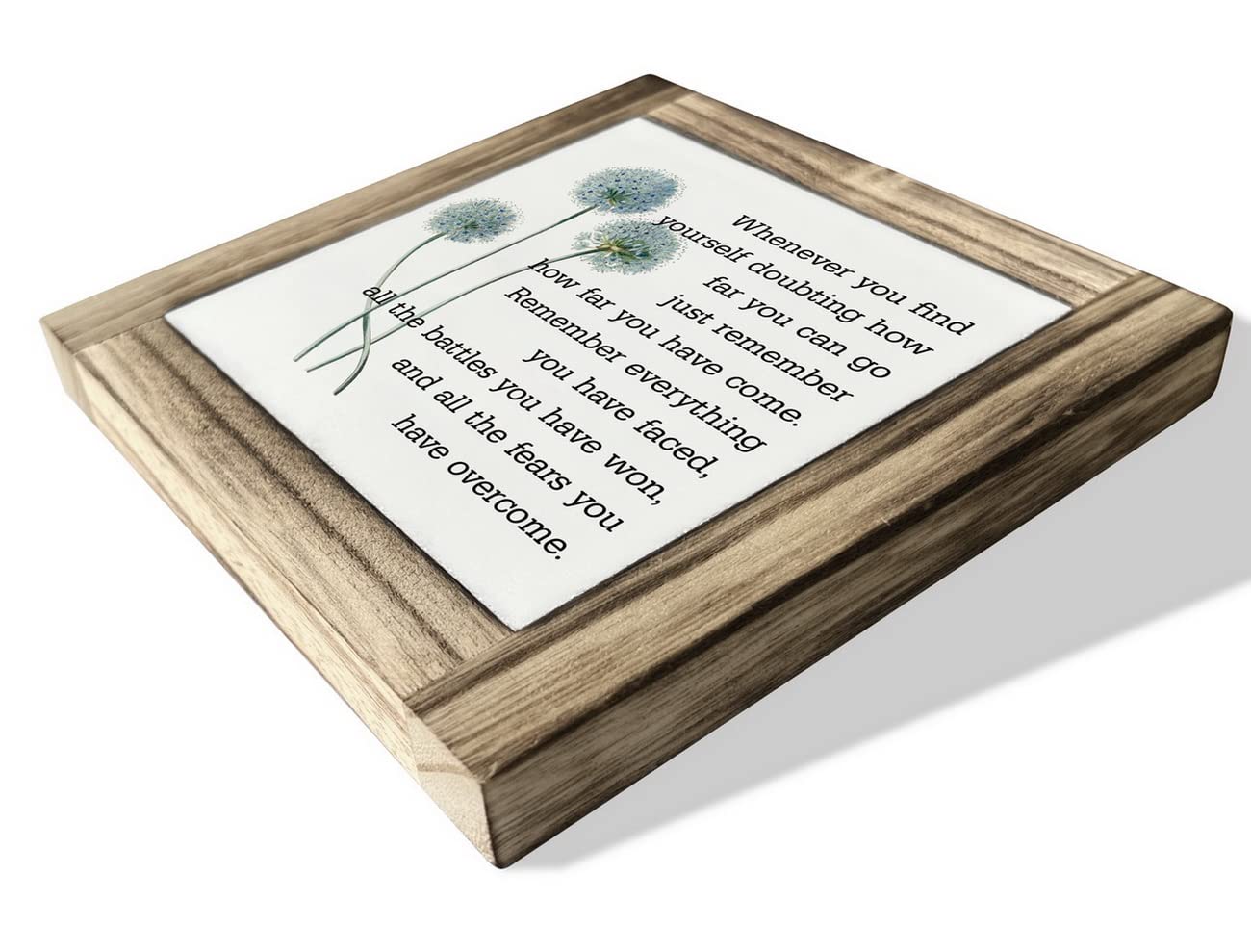 Inspirational Quote Wood Plaque Sign, Be Brave Sign, Whenever You Find Yourself... Box Wood Plaques Desk Décor, Motivational Box Wood Sign, Graduation Decor Gift, Inspirational Quotes Gift
