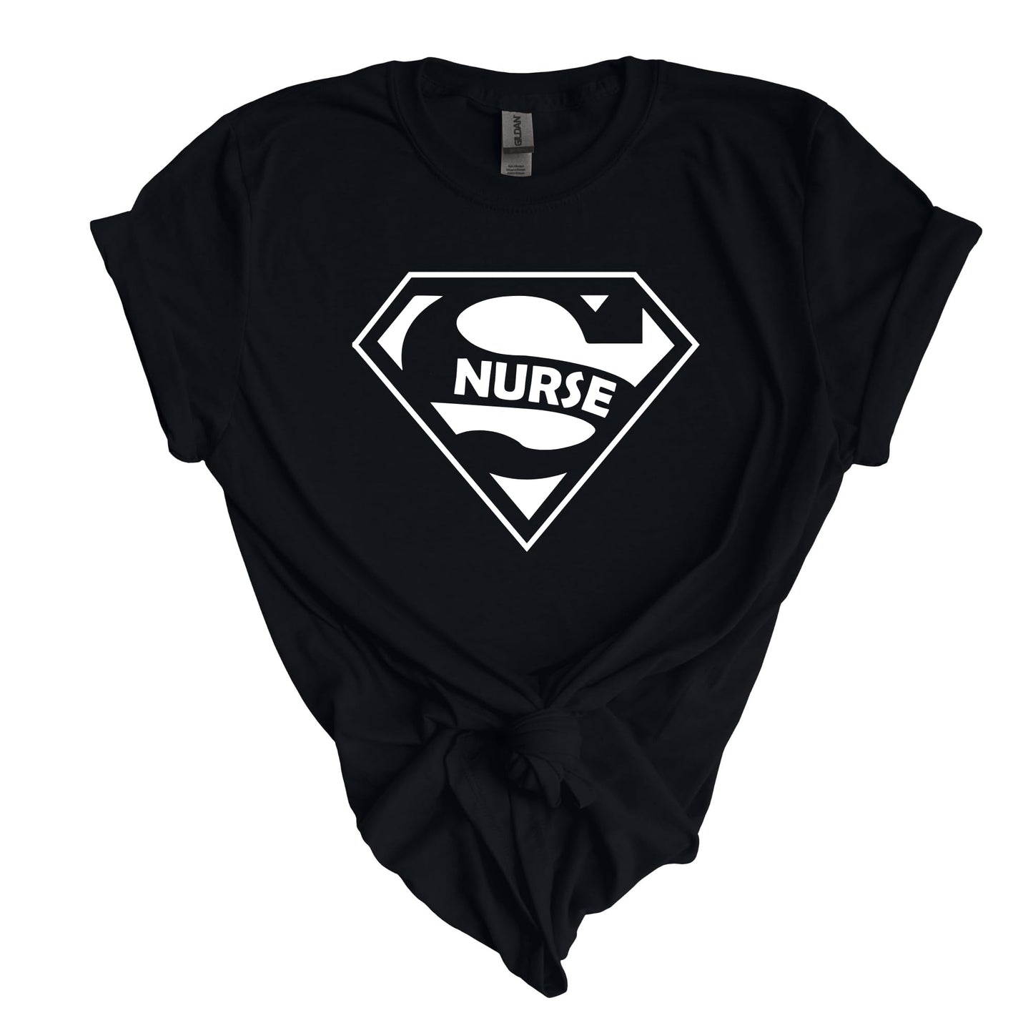 Superhero Nurse T-Shirt, Ideal Appreciation Gift, Tribute to Healthcare Heroes in Scrubs, Perfect for Nurse's Day, Thoughtful Gift for Nurses, Unisex, Various Sizes