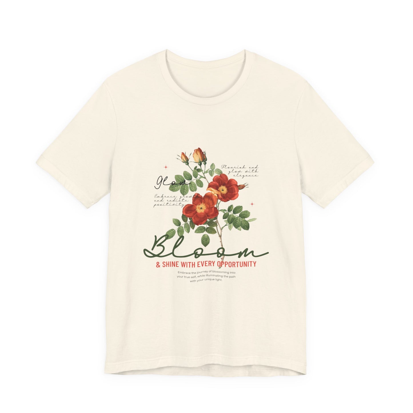 Floral Bloom Tee - Embrace New Opportunities, Comfortable Unisex Cotton Shirt, Spring Fashion, Gift for Nature Lovers, Inspirational [...]