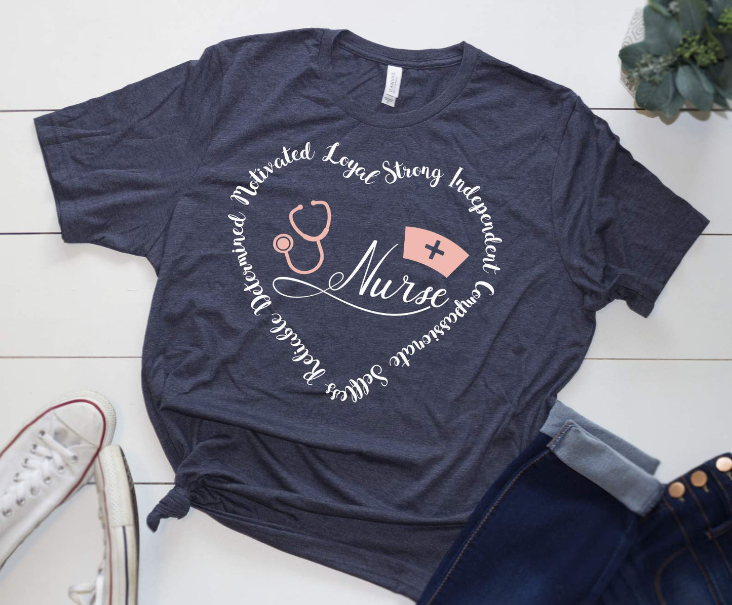 Nurse Shirt Inspirational Heart Tee