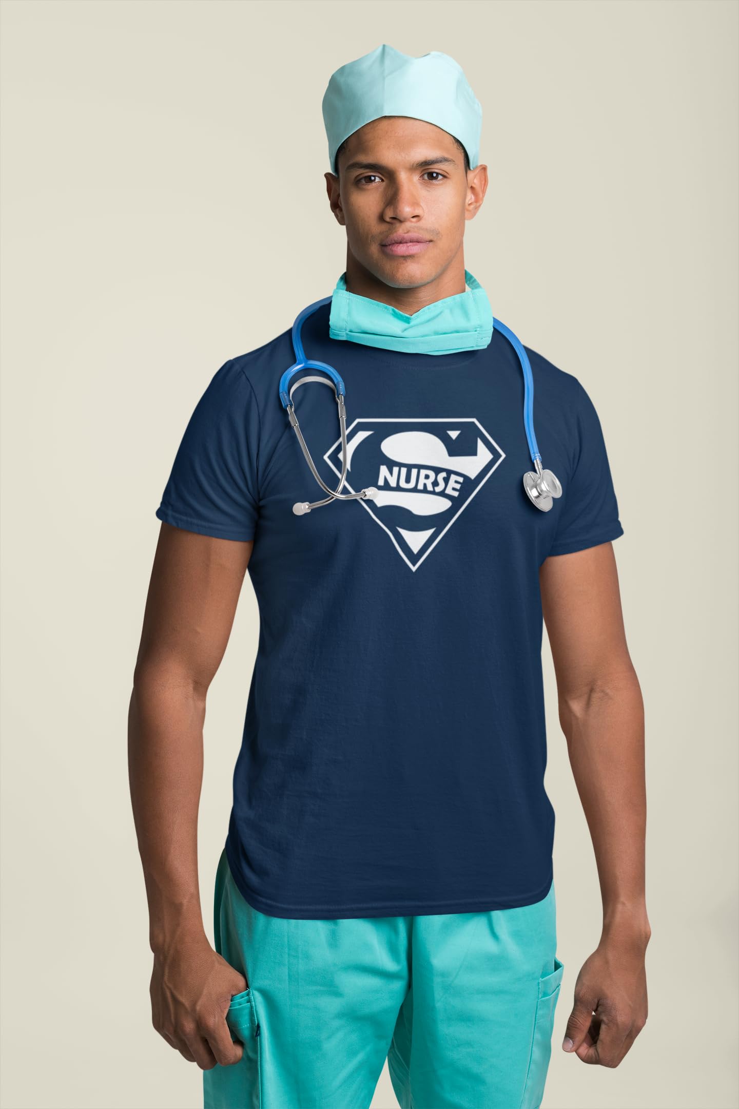 Superhero Nurse T-Shirt, Ideal Appreciation Gift, Tribute to Healthcare Heroes in Scrubs, Perfect for Nurse's Day, Thoughtful Gift for Nurses, Unisex, Various Sizes