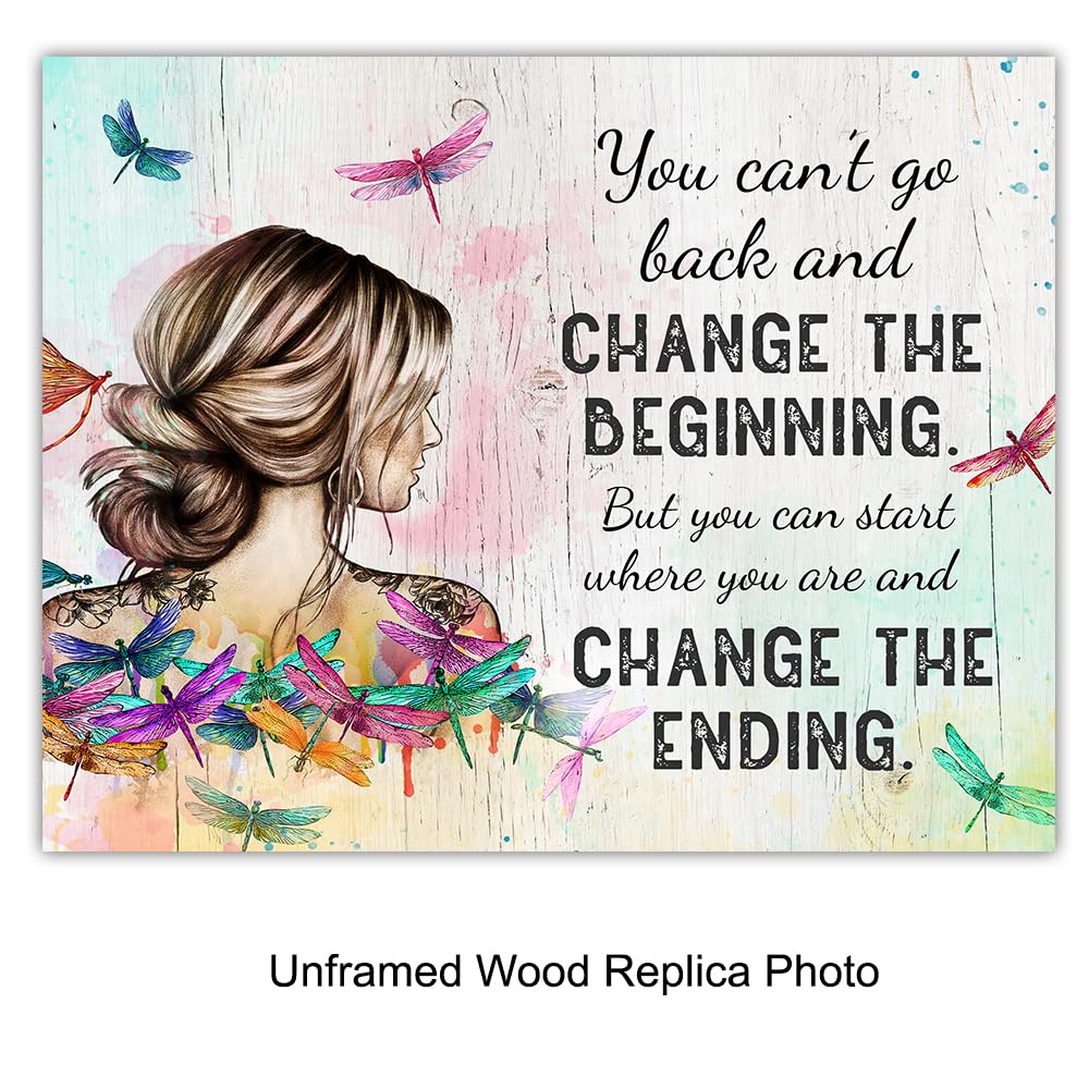 positive Affirmations Boho Wall Decor - I Am Enough Inspirational Quotes for Women - She Whispered Back I Am The Storm Wall Art Set - Women's empowerment Dragonfly Motivational poster for Woman, Girl