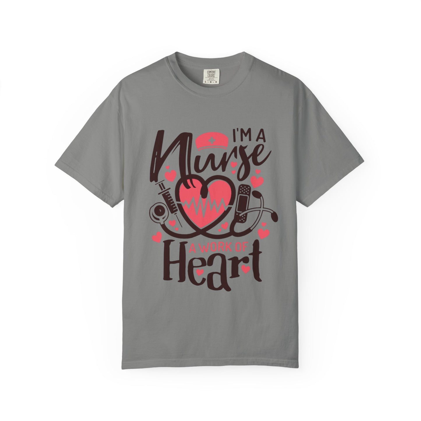 Nurse Appreciation T-Shirt, Heart Graphic Tee, Gift for Nurses, Healthcare Workers, Valentine's Day, Appreciation Gift, Comfortable Fit