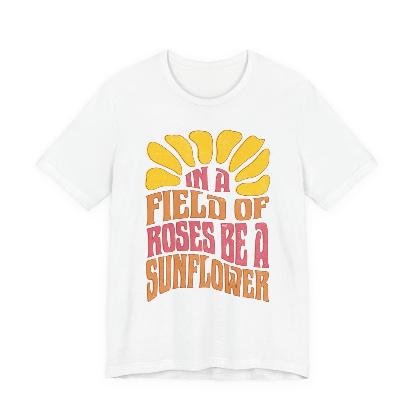 Sunny Vibes Graphic Tee | Unisex Short Sleeve Shirt, Summer Fashion, Gift for Her, Motivational Quote, Casual Outfit