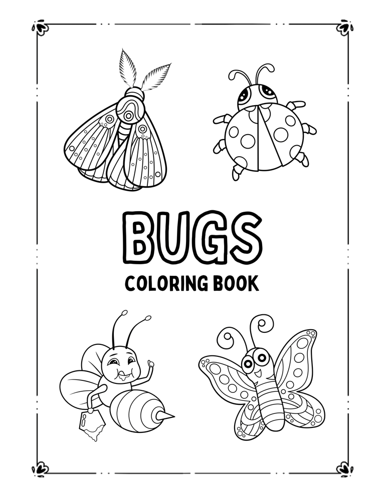Bugs Coloring Book
