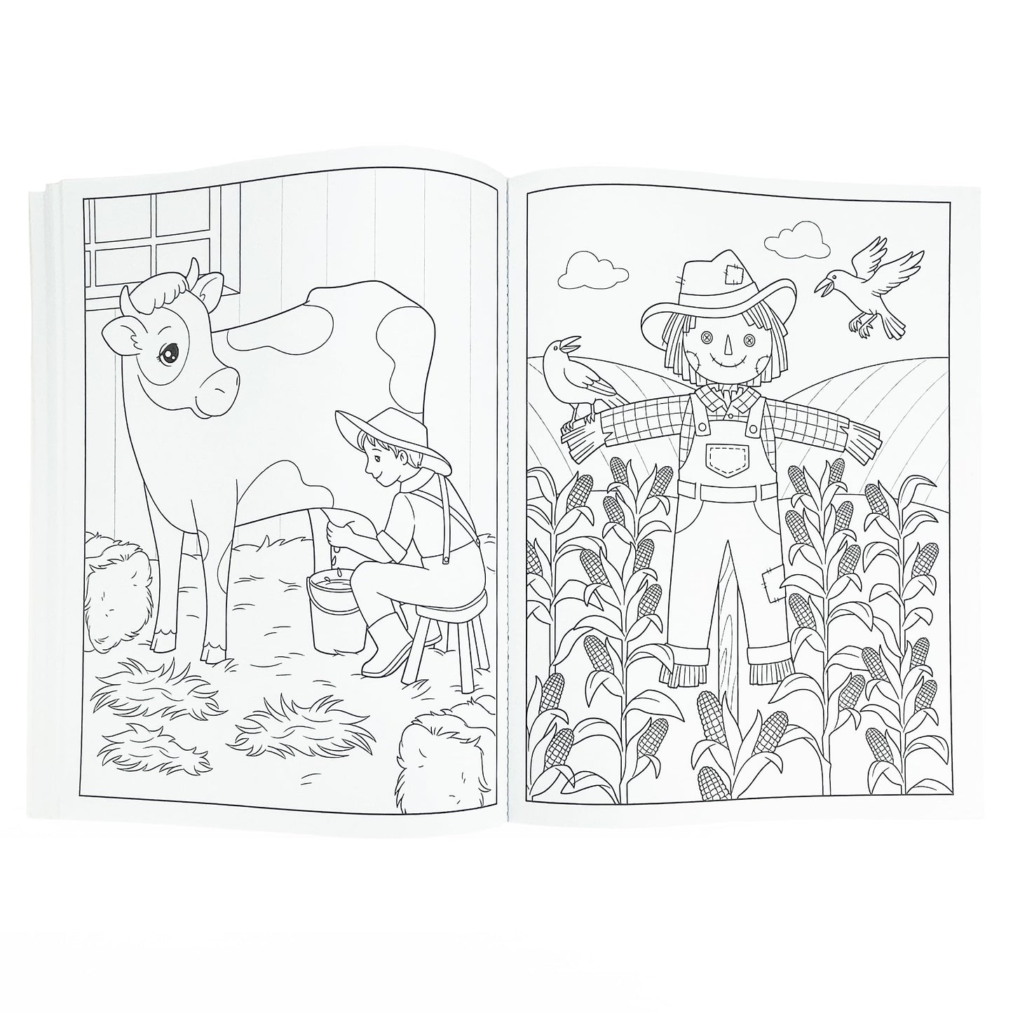 John Deere Kids Coloring Book for Little Farm and Tractor Lovers; Includes Perforated Pages and Bonus Sticker Sheet