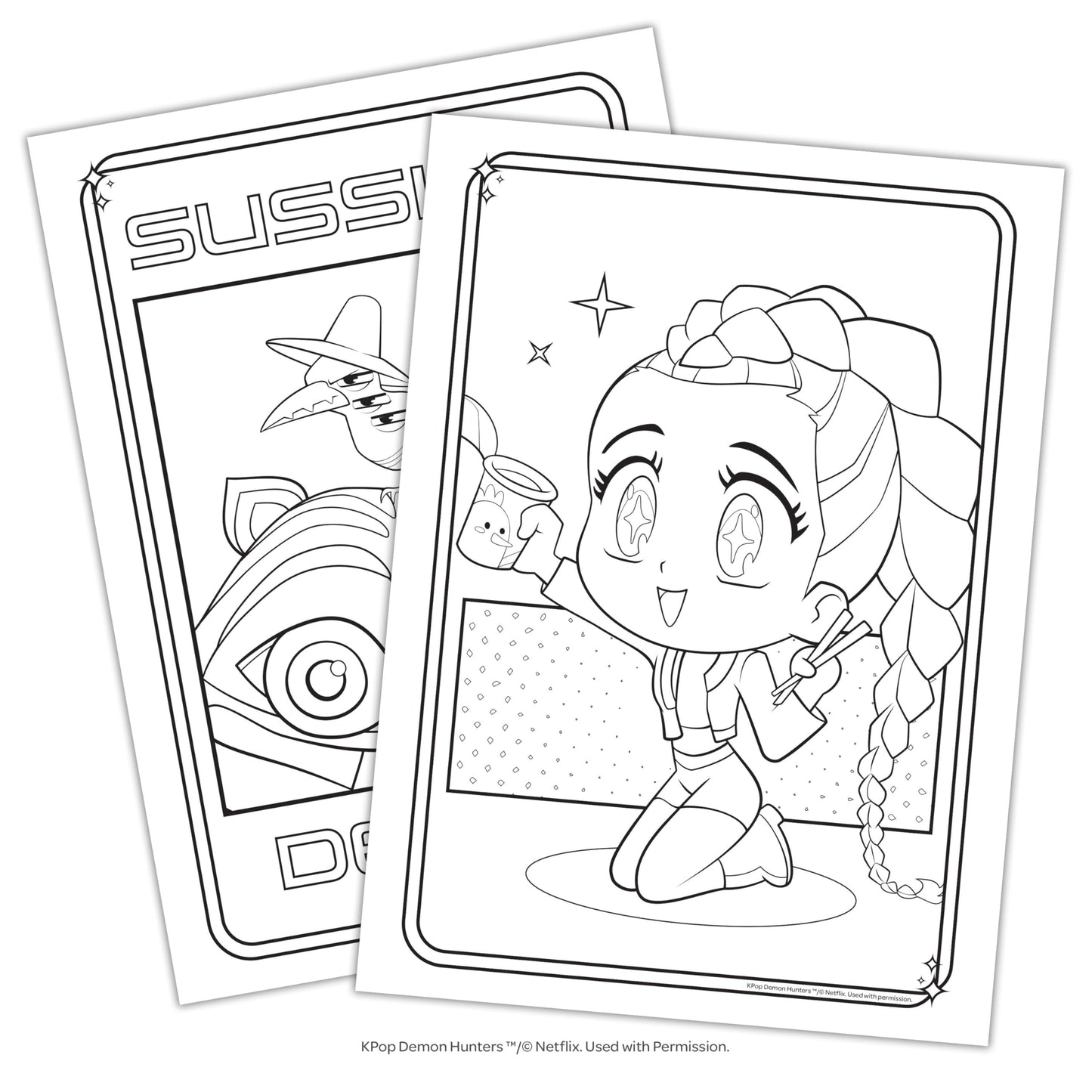KPop Demon Hunters 40-Page Official Coloring Book | Action-Packed Coloring Book by Bendon