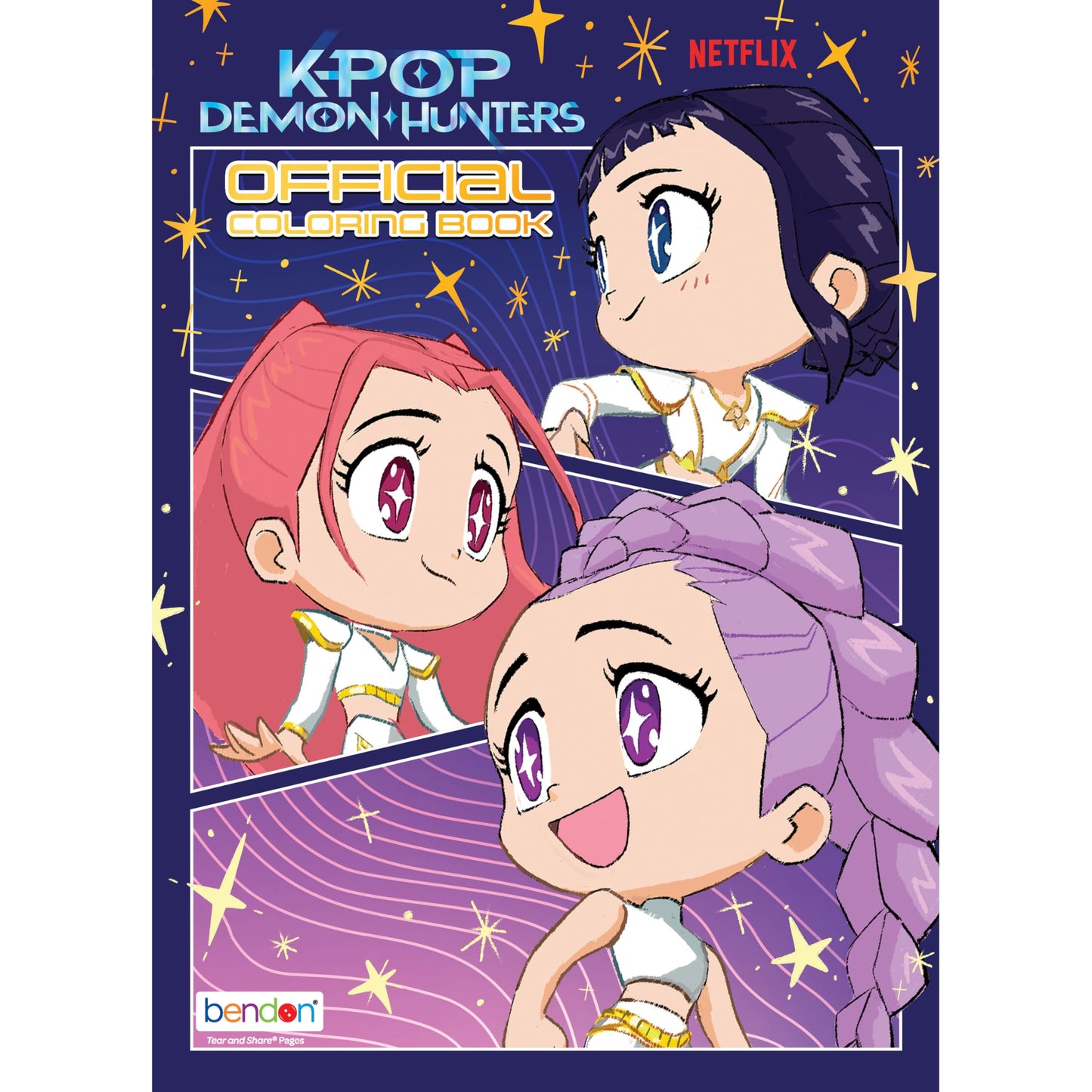 KPop Demon Hunters 40-Page Official Coloring Book | Action-Packed Coloring Book by Bendon