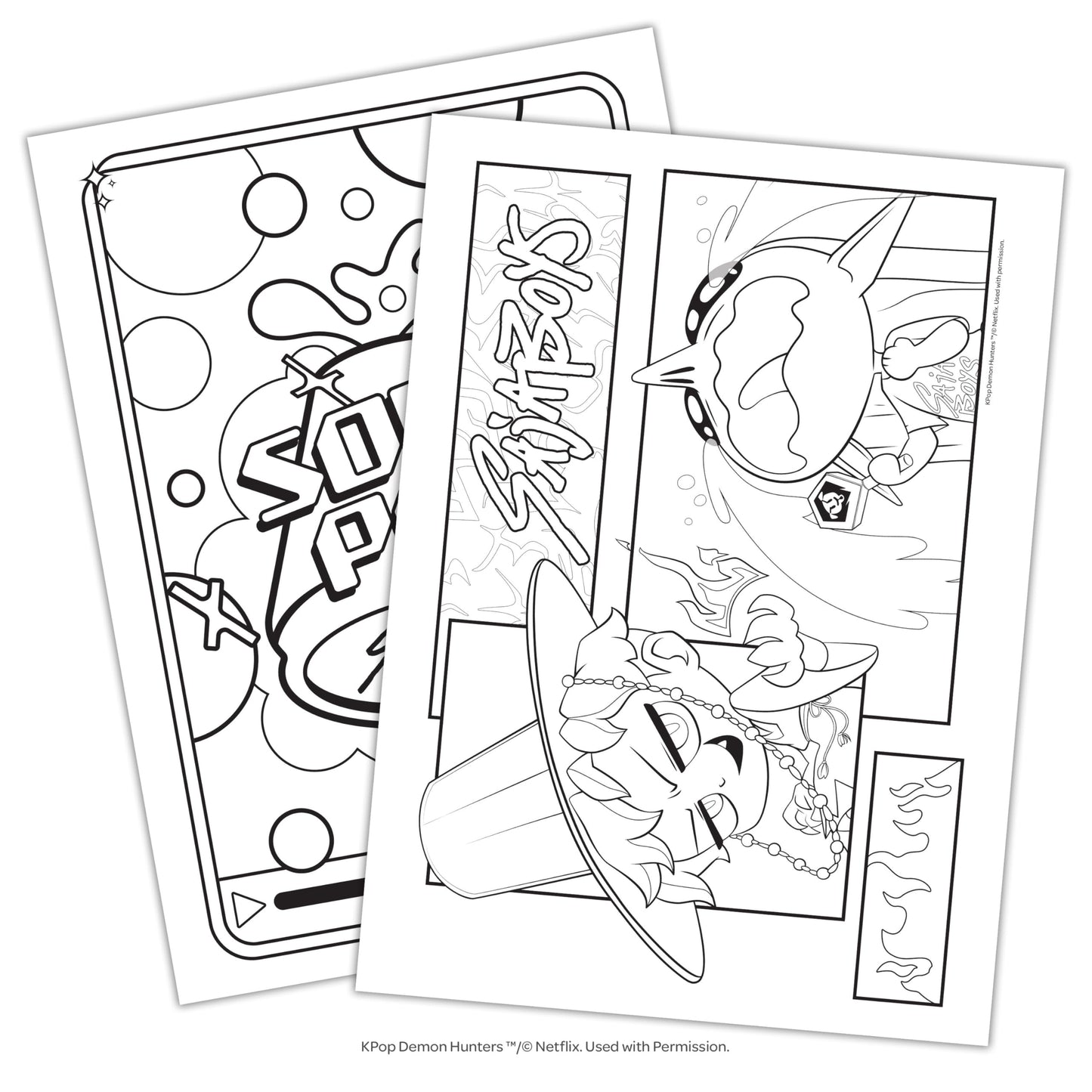 KPop Demon Hunters 40-Page Official Coloring Book | Action-Packed Coloring Book by Bendon
