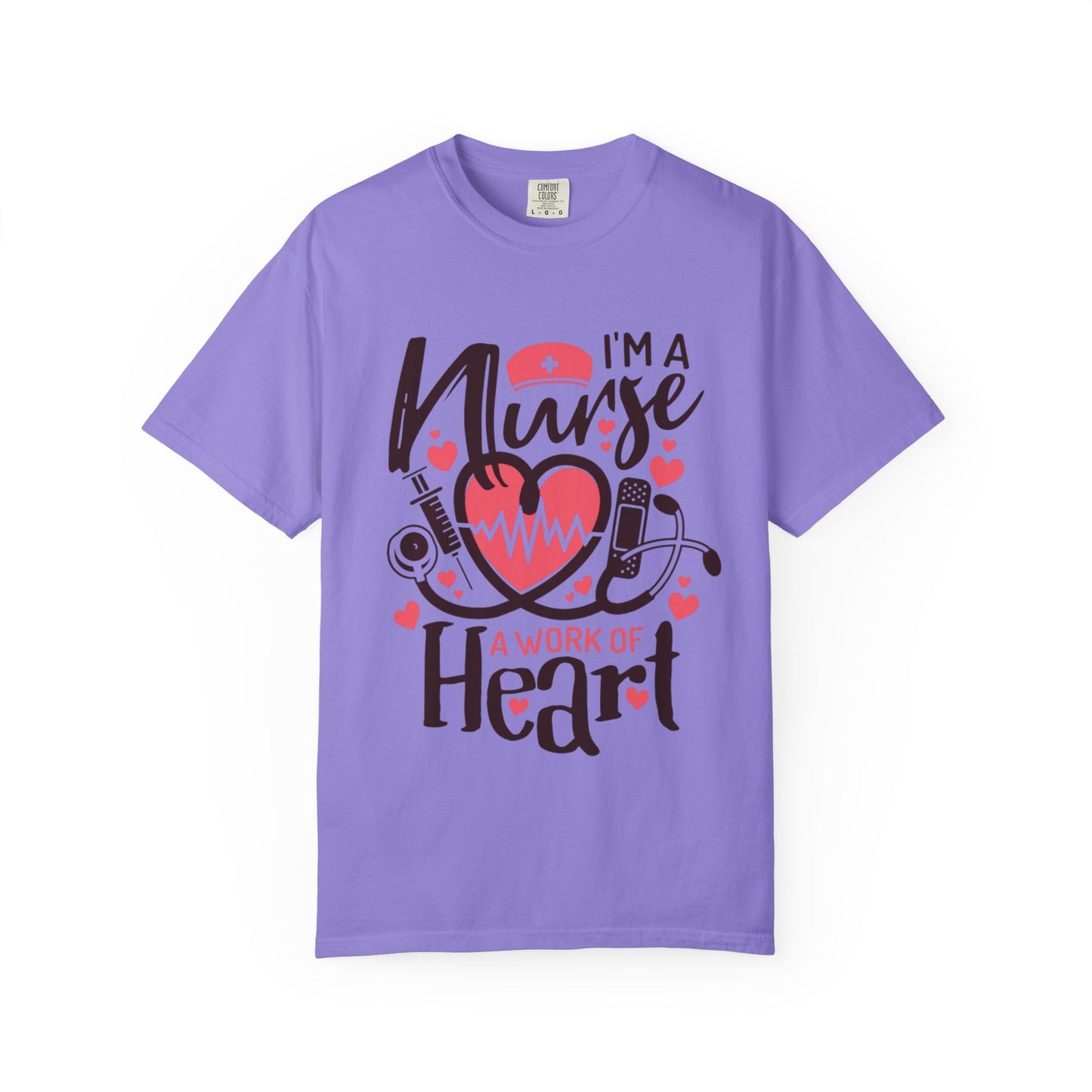 Heart Graphic T-shirt for Healthcare Workers