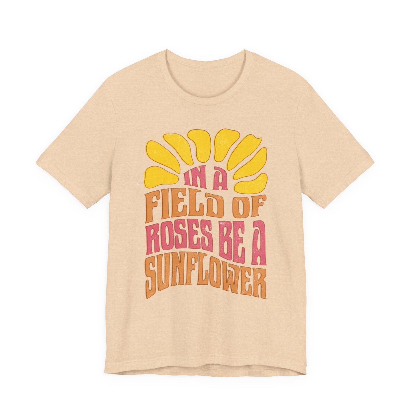 Sunny Vibes Graphic Tee | Unisex Short Sleeve Shirt, Summer Fashion, Gift for Her, Motivational Quote, Casual Outfit