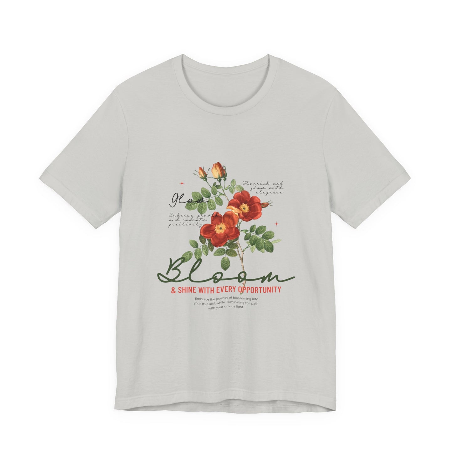 Floral Bloom Tee - Embrace New Opportunities, Comfortable Unisex Cotton Shirt, Spring Fashion, Gift for Nature Lovers, Inspirational [...]