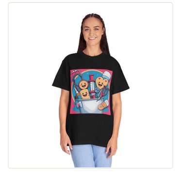 heart and syringe nursing shirt