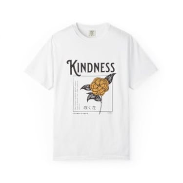 Kindness Floral Unisex T-Shirt, Positive Vibe Tee, Casual Wear, Gift Idea, Inspirational Fashion