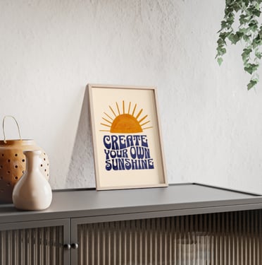 Create Your Own Sunshine Poster, Wall Art Printable