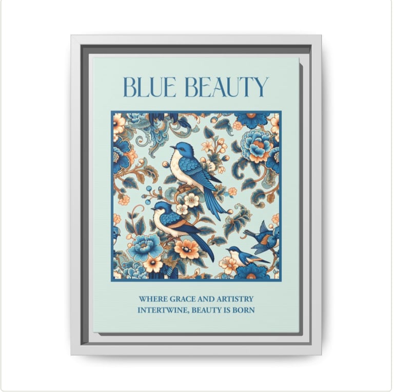 Blue Beauty Art Print