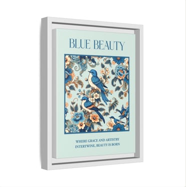 Blue Beauty Art Print