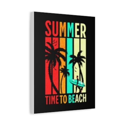 Summer Time to Beach Wall art