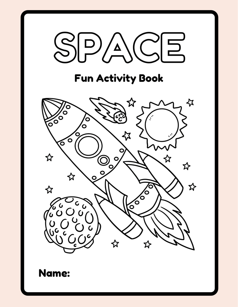 Space Fun Activity Book